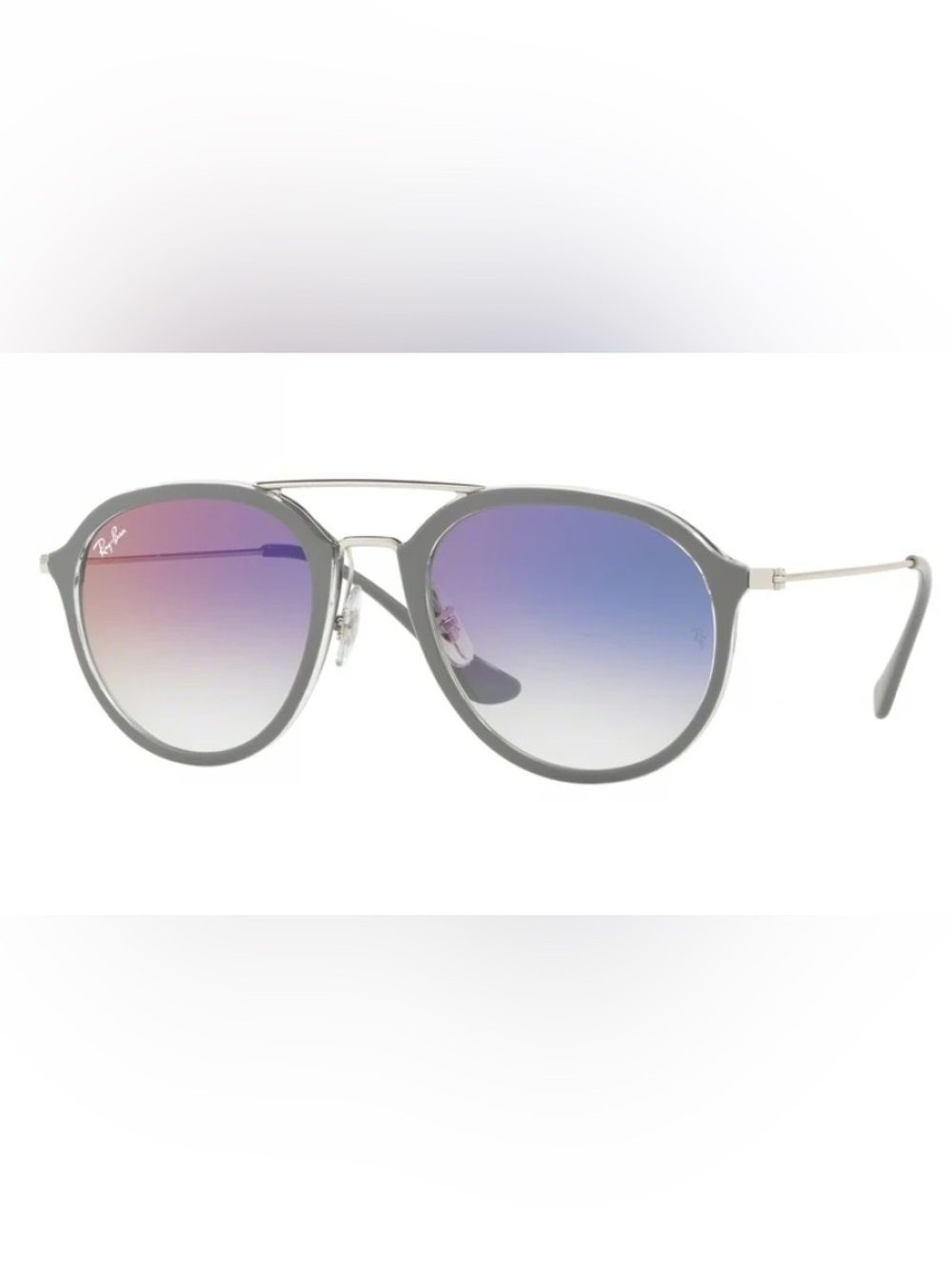 Ray-Ban 4254 Grey on violet transparent gradient